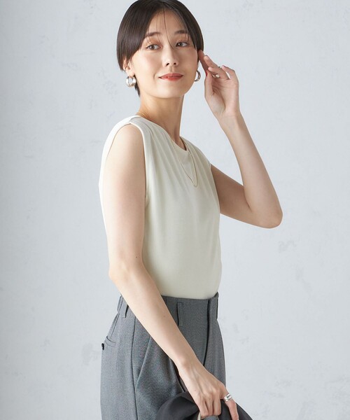 タンクトップ ノースリーブ 「手洗い可能」SORONA(R) 2WAY タンクトップ レディース 手洗い可能〉SORONA(R) 2WAY タンクトップ（タンクトップ