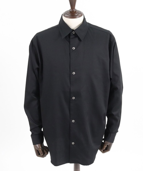 BELAFONTE / 長袖シャツ/M/コットン/BLK CAMBIO（カンビオ） シャツ ms5809- コットンサテンシャツ メンズ