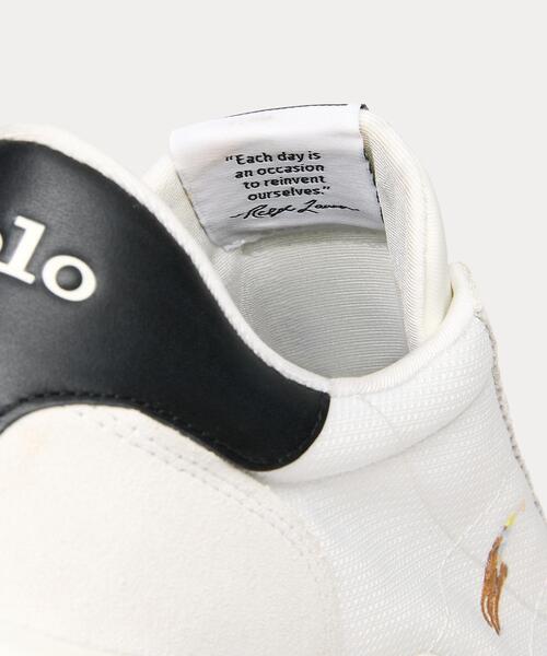 POLO RALPH LAUREN スニーカー Train 89 スエードパネルド