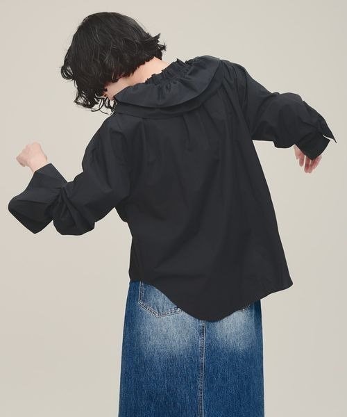 ブラウス シャツ 「eL」Frill Belt shirt/147516 レディース ブラウス シャツ 「eL」Frill Belt shirt/147516 レディース