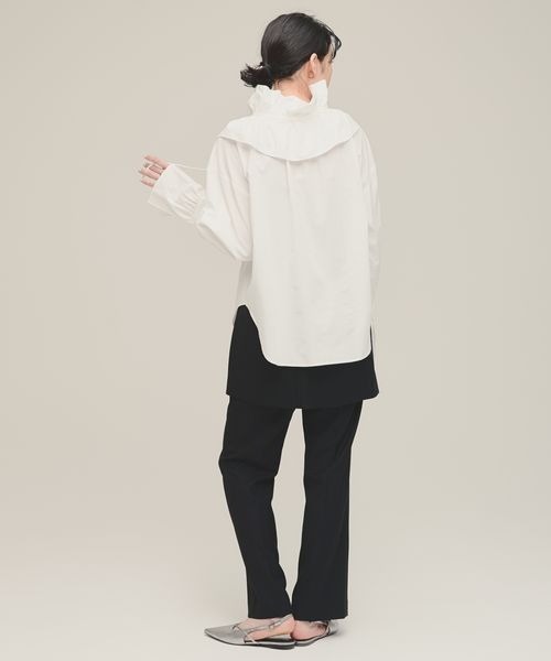 ブラウス シャツ 「eL」Frill Belt shirt/147516 レディース