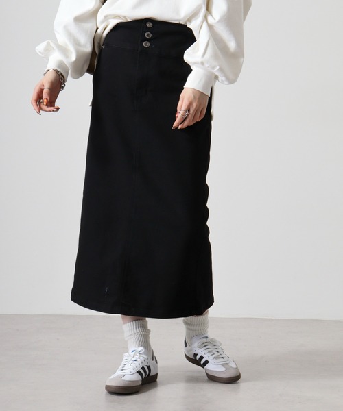 【Coperni】デニム スカート 関税・送料込み FUNALIVE デニムスカート .works ストレッチデニム3個釦ハイ