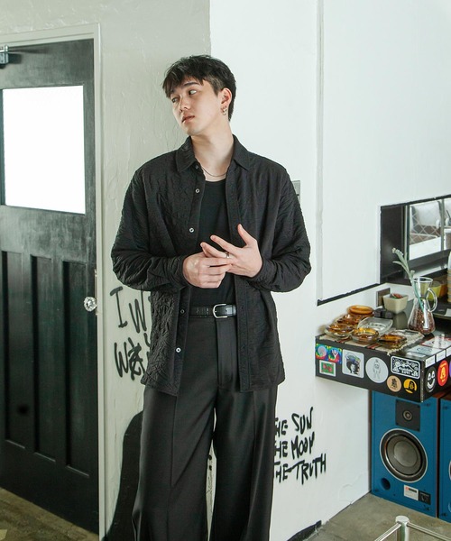 5日まで専用です✴︎ ZIP FIVE -White Line- シャツ 「White Line」 カット