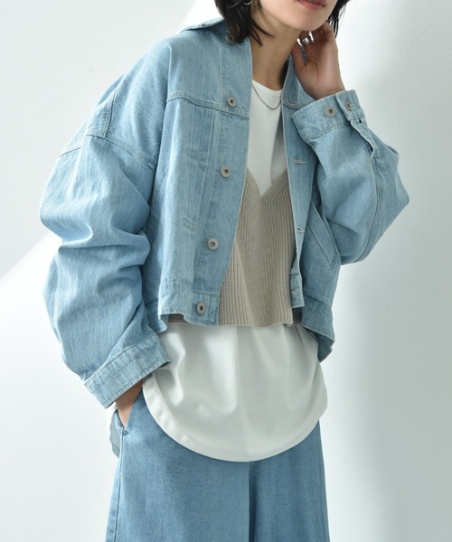 INTERPLANET（インタープラネット） デニムジャケット gジャン ワイド