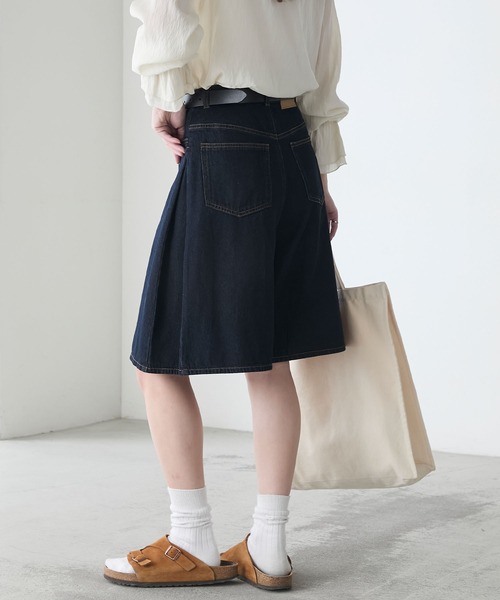 フォクシー ニューヨーク デニムパンツ デニム キュロット パンツ フォクシーニューヨーク デニムパンツ ジーンズ ワイド フレア