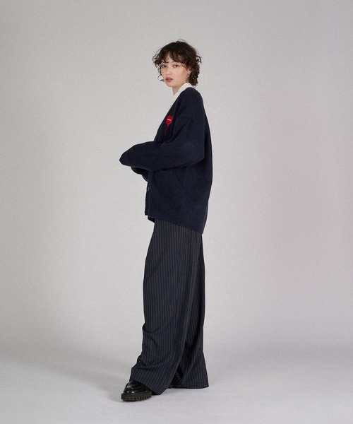 ONCILY（オンシェリー） カーディガン MELTY HEART LOGO KNIT CARDIGAN 