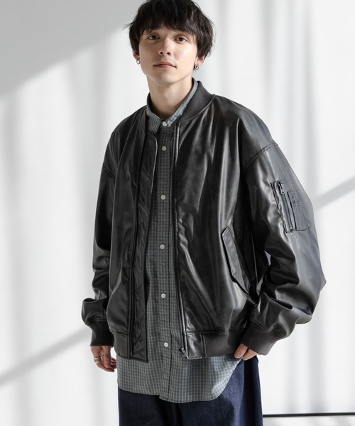 ALPHA INDUSTRIES RAGEBLUE MA-1ジャケット M WEB限定】MA-1ジャケット/リバーシブル(M ネイビー): ジャケット