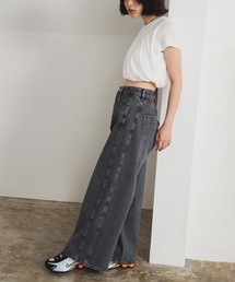 Ray BEAMS オーバーダイ デニム パンツ ダークブラウン 0 Ray BEAMS（レイビームス）の「オーバーダイ デニム パンツ