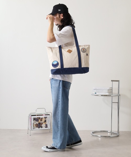 KRIFF MAYER（クリフメイヤー） トートバッグ ワッペン キャンバス