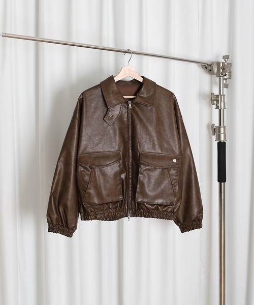 定価35200円◆新品タグ付き◆ヤマダヤ◆シャーリングモッズコート　ブラック MUHET ブルゾン アウター assorted blouson / アソートブルゾン