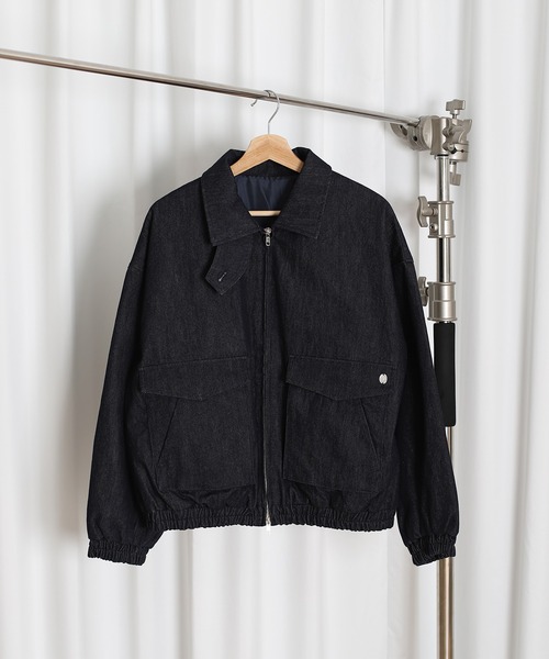 定価35200円◆新品タグ付き◆ヤマダヤ◆シャーリングモッズコート　ブラック MUHET ブルゾン アウター assorted blouson / アソートブルゾン