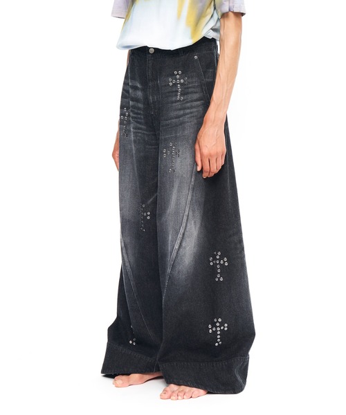 良品(私見)
REXXAM レクザム
Rower REX_S 100 デニム SAVAGE DENIM DP WIDE PANTS