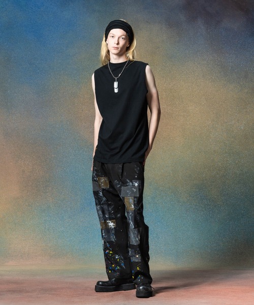 ワイドパンツ スラックス Unplugged Atelier Wide Slacks / アンプラグドアトリエワイドスラックス メンズ レディースの画像