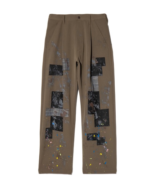ワイドパンツ スラックス Unplugged Atelier Wide Slacks / アンプラグドアトリエワイドスラックス メンズ レディースの画像