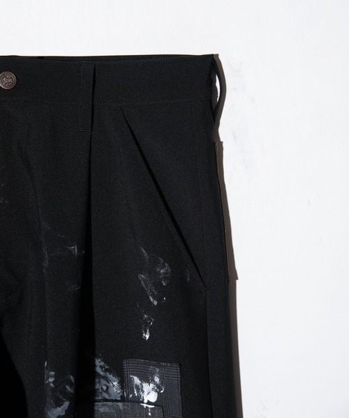 ワイドパンツ スラックス Unplugged Atelier Wide Slacks / アンプラグドアトリエワイドスラックス メンズ レディースの画像