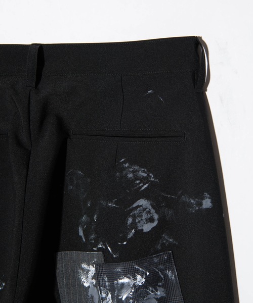 ワイドパンツ スラックス Unplugged Atelier Wide Slacks / アンプラグドアトリエワイドスラックス メンズ レディースの画像