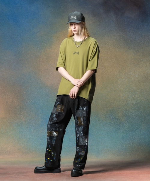 ワイドパンツ スラックス Unplugged Atelier Wide Slacks / アンプラグドアトリエワイドスラックス メンズ レディースの画像