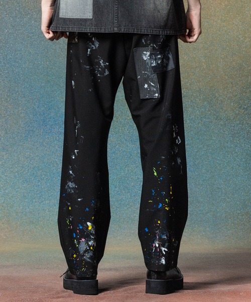 ワイドパンツ スラックス Unplugged Atelier Wide Slacks / アンプラグドアトリエワイドスラックス メンズ レディースの画像