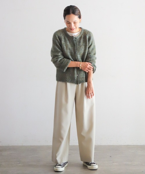 「NOMBRE IMPAIR」 ニットカーディガン FREE グレー レディース_画像2