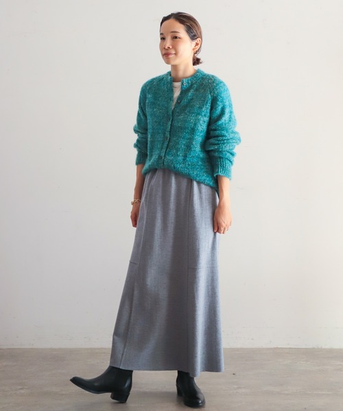 「NOMBRE IMPAIR」 ニットカーディガン FREE グレー レディース_画像3