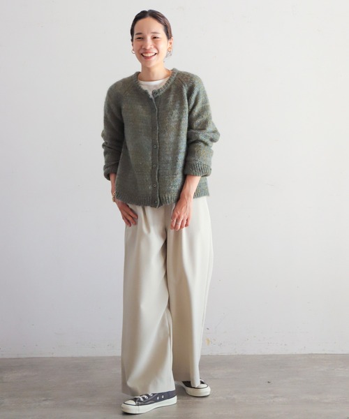 「NOMBRE IMPAIR」 ニットカーディガン FREE グレー レディース_画像6