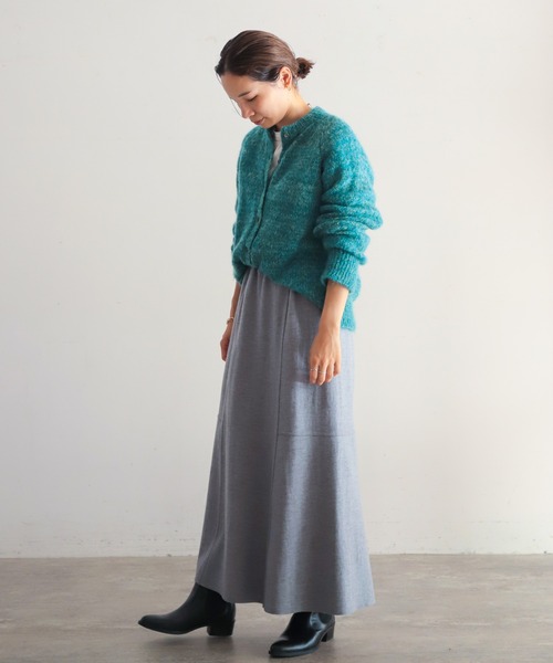 「NOMBRE IMPAIR」 ニットカーディガン FREE グレー レディース_画像7