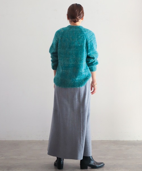 「NOMBRE IMPAIR」 ニットカーディガン FREE グレー レディース_画像9