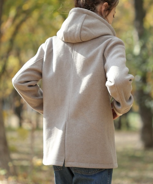 「La-gemme」 ピーコート M ベージュ レディース_画像8