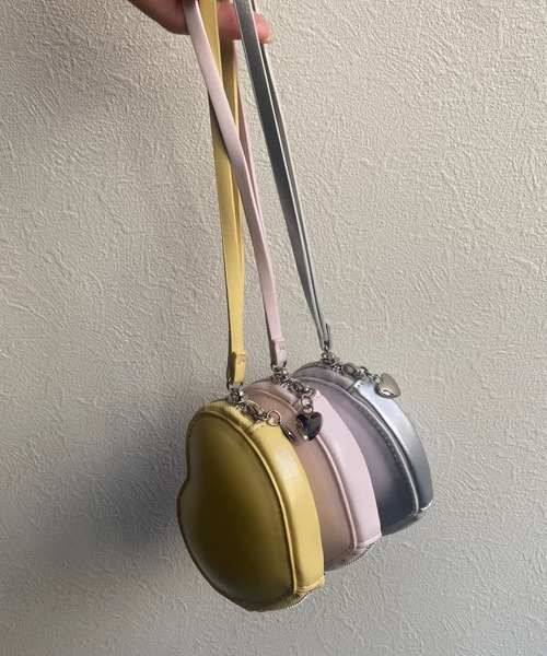 sakishimatokyo ポーチ ハートモチーフ フラットミニポーチ/推し活