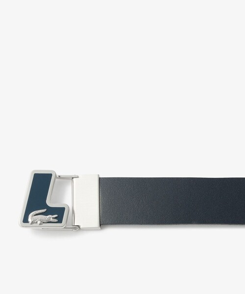 LACOSTE（ラコステ） ベルト イニシャルバックルレザーベルト メンズ