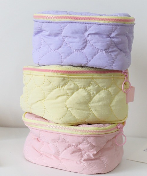 ポーチ Pochi Pouch/ハートキルティング スクエアポーチ レディース | CERCA | 07