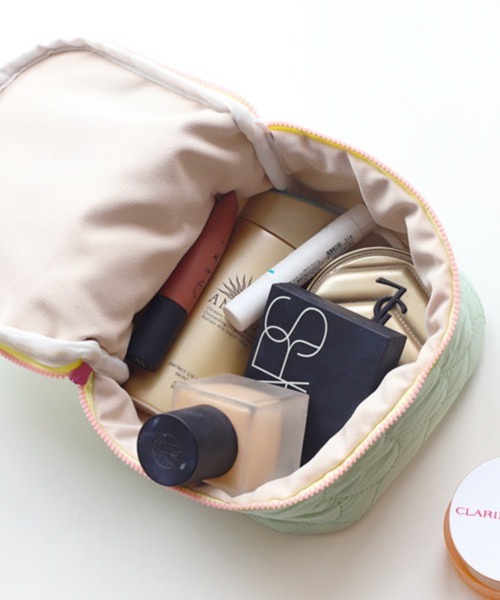 ポーチ Pochi Pouch/ハートキルティング スクエアポーチ レディース | CERCA | 08
