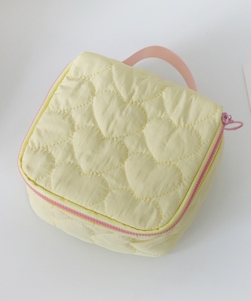 ポーチ Pochi Pouch/ハートキルティング スクエアポーチ レディース | CERCA | 09