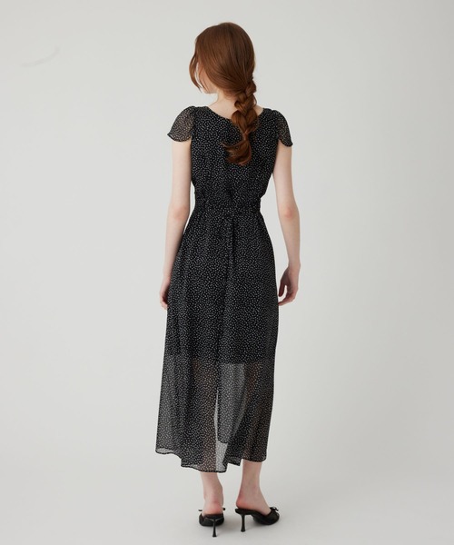 アライページ deicy ワンピース DEICY（デイシー） ワンピース シフォンドットロングワンピース