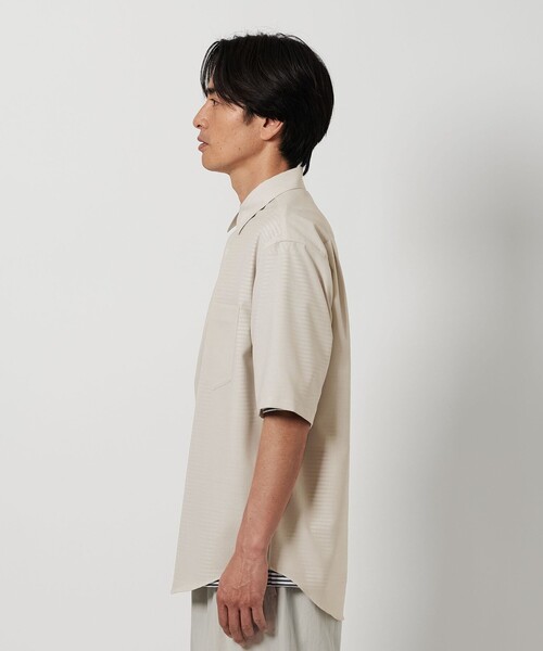 united arrowsユナイテッドアローズ　半袖シャツ　プルオーバーシャツ BEAUTY＆YOUTH UNITED ARROWS シャツ 尾州 レギュラー フォルム