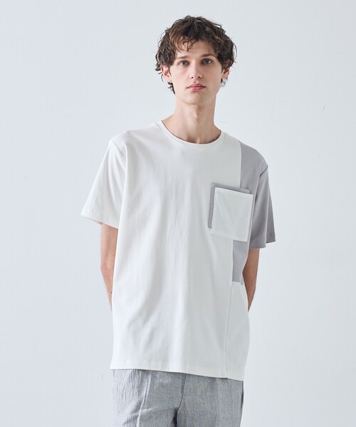 5351 POUR LES HOMMES tシャツ ダブルポケット 半袖 Tシャツ メンズ