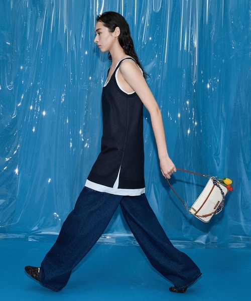 台湾 CHARLES&KEITH Addison ノットキャンバスショルダーバッグ CHARLES ＆ KEITH ショルダーバッグ バッグ Addison アディソン