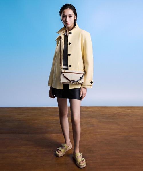 台湾 CHARLES&KEITH Addison ノットキャンバスショルダーバッグ CHARLES ＆ KEITH ショルダーバッグ バッグ Addison アディソン