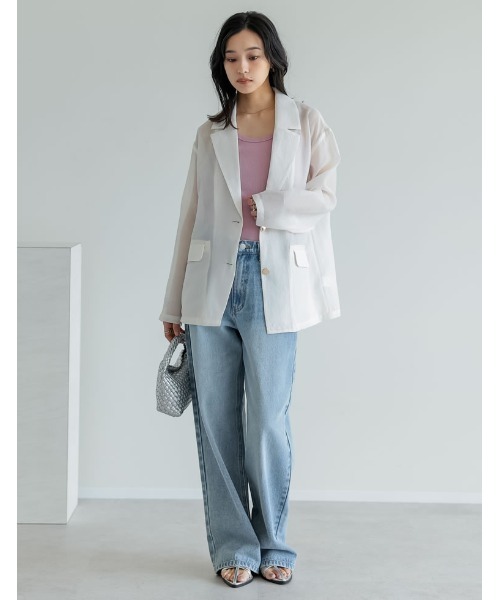 【エレガントで勝負の時にも☆】Dior アシンメトリー ジャケット Re:EDIT ジャケット テーラードジャケット 金ボタンシアー