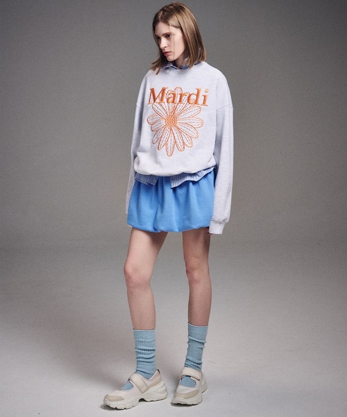 Mardi Mercredi スカート BALLOON MINI SWEAT SKIRT : ZOZOTOWN