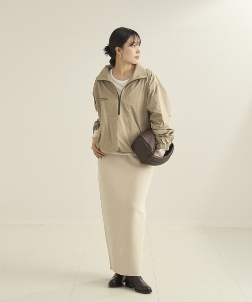 新品未使用Plageプラージュ ジップアップブルゾン plage（プラージュ） ジップアップブルゾン FREE ブラウン レディース