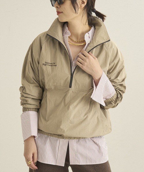 新品未使用Plageプラージュ ジップアップブルゾン plage（プラージュ） ジップアップブルゾン FREE ブラウン レディース