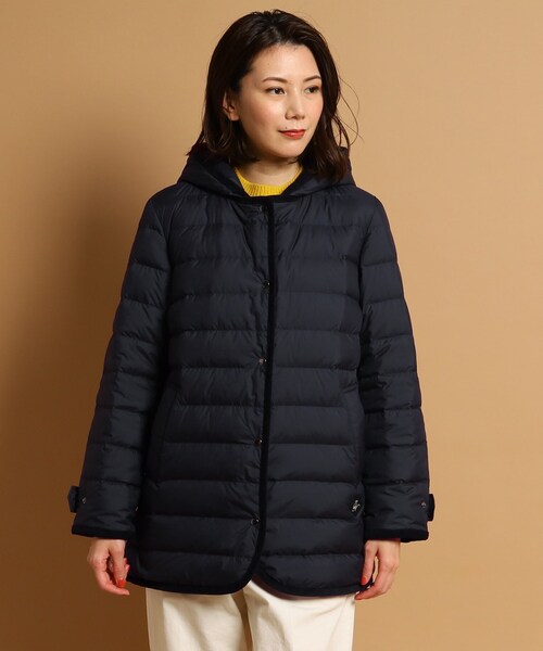 「Dessin」 ダウンジャケット 03 ネイビー レディース_画像2