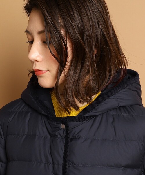 「Dessin」 ダウンジャケット 03 ネイビー レディース_画像5