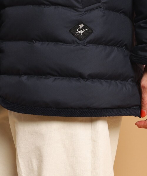 「Dessin」 ダウンジャケット 03 ネイビー レディース_画像8