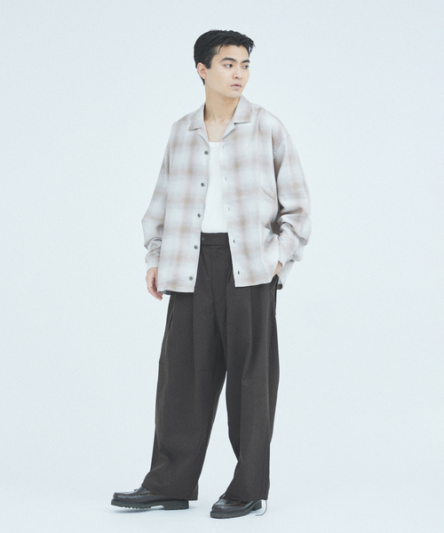 野*）様 J.S. Homestead オープンカラーシャツ JOURNAL STANDARD J.S HOMESTEAD シャツ J.S.Homestead