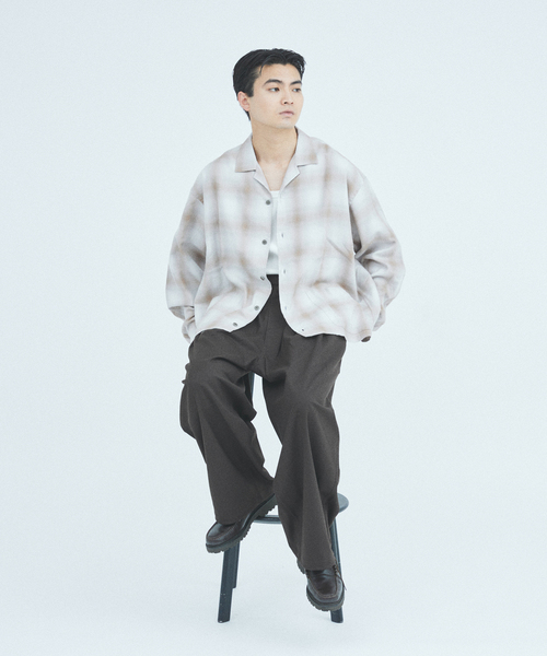 【美品】J.S Homestead × Fritter コットンプリントシャツ JOURNAL STANDARD J.S HOMESTEAD シャツ J.S.Homestead