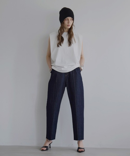 tシャツ Tuck Shoulder Tee レディース MIELI INVARIANT tシャツ Tuck Shoulder Tee レディース