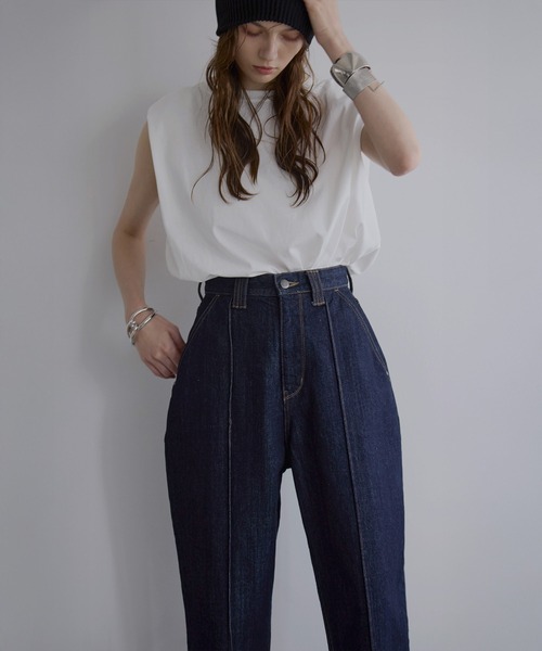 tシャツ Tuck Shoulder Tee レディース MIELI INVARIANT tシャツ Tuck Shoulder Tee レディース
