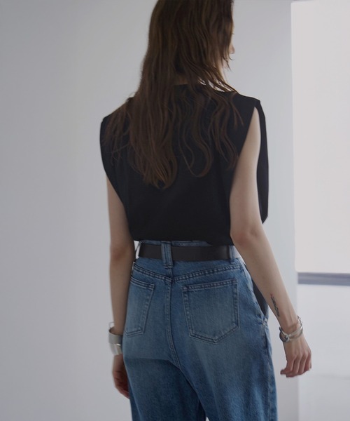 tシャツ Tuck Shoulder Tee レディース MIELI INVARIANT tシャツ Tuck Shoulder Tee レディース